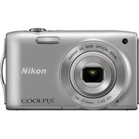 Nikon Coolpix S3200 16.0 Mp 6X Wide Optical Zoom Digital Camera (Silver)