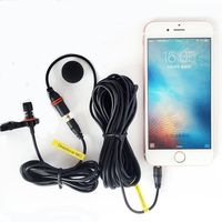 Cantonmade Deluxe Lavalier Lapel Clip-on Condenser Microphone for Apple iPhone 5 6, iPad, iPod Touch, Android c02