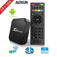 Android 9.0 TV Box - Smart TV Box with Quad Core X96 Mini Android Amlogic S905W 3D/4K/HD Media Player 2GB 16GB/WiFi 2.4G X96 Mini TV Box