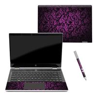 Mightyskins Skin Compatible with Hp Pavilion X360 14" (2018) - Purple Style | Protective, Durable, and Unique Vinyl Decal Wrap Cover | Easy to Apply, Remove, and Change Styles | Made in The USA