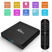 (Up to Date) Android 9.0 TV Box, X96 Air（4GB RAM 64GB ROM Amlogic S905X3 64-bit Quad Core ARM Cortex A55 CPU Dual WiFi 2.4G+5G/1000M Ethernet/USB 3.0/H.265 3D 8K@75fps Smart Media Player by ZMQC