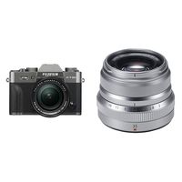 Fujifilm X-T30 XF18-55mm Kit Charcoal Silver + Fujinon XF35mmF2 R WR Lens Silver