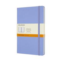 Moleskine Classic Notebook, Hard Cover, Large (5" x 8.25") Ruled/Lined, Hydrangea Blue, 240 Pages