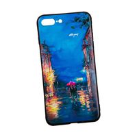 Cao Yong Edition Case Designed for iPhone 8 Plus & iPhone 7 Plus, copyrighted Image of Cao Yong Masterpiece - Lovers Under The Rain/Silicone