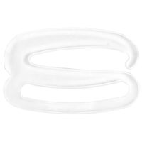 Juvale Bra Hook - 50-Pack Bra Strap Hook Replacement, Bra Slide Hooks for Swimsuits, Lingerie, Bras, Clear, 1 Inch, 25 mm Wide