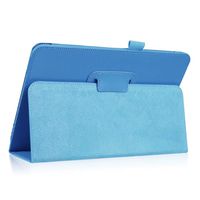 Jennyfly Samsung Tab A 10.5 Case and Cover, Premium PU Leather Hand Free Stand Stand Protective Case Cover with Auto Sleep/Wake Function for Samsung Galaxy Tab A 10.5(SM-T590/SM-T595) - Light Blue