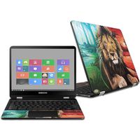MightySkins Skin Compatible with Samsung Chromebook Pro 12.3" - Split Lion | Protective, Durable, and Unique Vinyl Decal wrap Cover | Easy to Apply, Remove, and Change Styles | Made in The USA