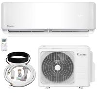Klimaire 24,000 BTU KSIV 17 SEER Ductless Mini-Split Inverter Air Conditioner Heat Pump System with 15-ft Installation Kit 208/230V
