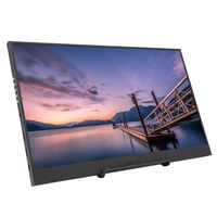 Tosuny 15.6 Inch 1080P HD LED Display Screen Game Monitor for PS3/XBOX/PS4, Portable IPS 1920X1080 HDMI Monitor Screen for Games, Office, Design