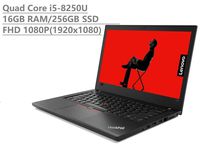 2019 Lenovo Thinkpad T480 14" Full HD FHD (1920x1080) Business Laptop (Intel 8th Gen Quad-Core i5-8250U, 16GB DDR4 RAM, 256GB SSD) Backlit, Thunderbolt 3 Type-C, WiFi, Windows 10 Pro, Black