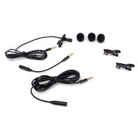 Professional Small Lapel Lavalier Microphone Omnidirectional Mic with Easy Clip On System Perfect for Apple Iphone, Ipad, Ipod Touch, Samsung Android Recording Youtube/Interview/Video Conference/Podca