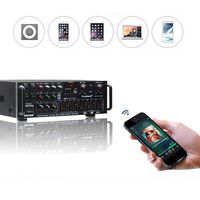 ZHFEISY 1PC Amplifiers - 800W 2CH Bluetooth Stereo Hybrid Amplifier Receiver, FM Radio/USB/SD