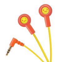 ELECOM-Japan Brand-Stereo Earphone with Canal Earpiece Tangle Prevention Flat Cord / 9mm Driver/FACE/EHP-C3520F2