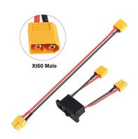 RC On Off Switch with XT60 Plug and High Current XT60 200mm 14AWG Extend Cable for RC Lipo Battery