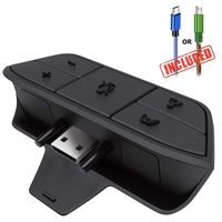 Stereo Headset Adapter for Xbox One Controller with 6FT Micro USB Charging Cable