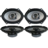 Crunch CS5768CX 5x7 / 6x8 2-Way Car Audio coaxial Speakers (2 Pairs)