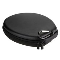 Hard Shell Case for Neckband Bluetooth Headsets fits LG Tone Pro/Ultra/Infinim, Samsung Level U, Jabra Halo, BeatsX, Bose QuietContol 30, Sol Republic, Skullcandy and More-PU Leather Full Protection