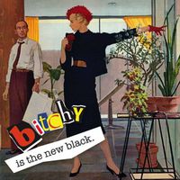 Cocktail Size Paper Napkin,Bitchy