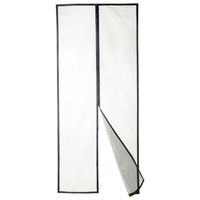 Apalus New Fiberglass Magnetic Screen Door, 36"x83", Super Strong Fly Mesh, 28 Magnets from Top to Bottom Ultra Seal Magnets Close Automatically