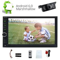 Eincar Car Stereo Android 6.0 16G ROM Octa core 2Ghz in Dash Double DIN headunit Car GPS Navigation 3D Map 7 inch Car Radio 1080P HD Video displa+Rear Camera Support Steering,Bluetooth,WiFi