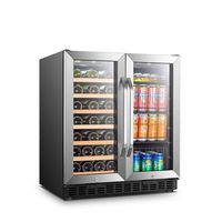 Lanbo 30 Inch Built-in Dual Zone Wine and Beverage Cooler, 33 Bottle and 70 Can...