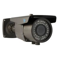 Linemak IR Bullet Camera, 1/3" Panasonic CCD Sensor, 800TVL, 2.8-12mm varifocal Lens, 42 LEDs, 131ft IR Night Vision, for Office or Warehouse Security.