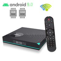 Android 9.0 TV Box YAGALA Y1 4GB RAM 32GB ROM Rockchip RK3318 Quad Core Smart Media Player Support 3D 4K Ultra HD H.265 HEVC Dual Band WIFI 2.4G/5.0G Ethernet USB 3.0