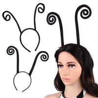 ZYXY 2pcs Antenna Headband, Velvet Head Boppers, Butterfly Antenna Headbands, Funny Headbands, Bug Antenna Headband (Fixed and Easy to Shape)