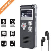 Digital Voice Recorder 8GB, Sound Recorder MP3 Player for Lectures/Meetings/Interviews/Class