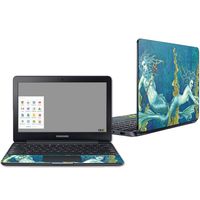 Mightyskins Skin Compatible with Samsung Chromebook 3 11.6" - Mermaid Trip | Protective, Durable, and Unique Vinyl Decal Wrap Cover | Easy to Apply, Remove, and Change Styles | Made in The USA