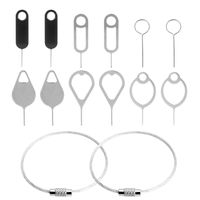 OOTSR Universal SIM Card Tray Eject Pins for All Smart-Phones, Different Stylish SIM Card Pin Ejector Removal Tool Needle Opener for Smart-Phones Such as iPhone Samsung HTC Sony Xperia Google etc.