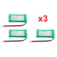 3 Fenzer Rechargeable Cordless Phone Batteries for Vtech 6030 6031 6032 6041 6042 6052 6053 Cordless Telephone Battery Replacement Packs