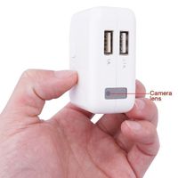 USB Wall Charger Hidden Spy Camera 1080P HD Mini DVR Recorder Motion Detection