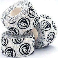 WOD Nation Weightlifting Hook Grip Tape - 3 Pack 23 Feet Long Sticky, Comfortable, Strechy Athletic Tape for Weight Lifting - Thumb, Hand & Finger Protection - White