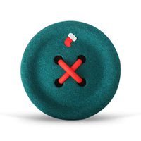 e-Button Mini Portable Bluetooth Speaker,IPX4 Waterproof & 10H Playtime (Christmas)