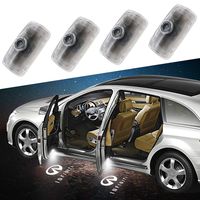 Aukur Easy Installation Infiniti Car LED Door Logo Projector Ghost Shadow Lights, Wireless No Drill Type Led Courtesy Step Lights, CAN-bus No Error 4-pc SetProduct Name