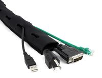 Funk Shway Neo Cable Sleeve Wrap, Neoprene 5 Foot Velcro Wrap, Cut to Desired Length