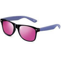 Polarized Sunglasses for Men Retro - FEIDU Polarized Retro Sunglasses for Men FD2149 (pink-purple)