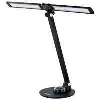 NULED Piano Desk Lamp Dimmable LED (Bright Cold White, Warm White or Dim White) 10W Table Reading Light w. USB Charging Port, Foldable Rotatable Stylish (Black Polished, 2020 Version)