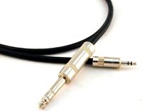 Conquest Sound IPSQM-6 6-Feet 1/8-Inch Stereo to 1/4-Inch Stereo Cable for iPad