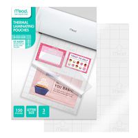 Mead Thermal Laminating Pouches, Lamination Sheets, Letter Size Pouch, 3 Mil, EZ-Align, 150 Pack (39030)