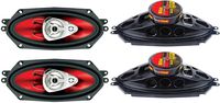 4) NEW BOSS CH4330 4"x10" 800 Watt 3-Way CHAOS EXXTREME Car Audio Speakers 2PAIR