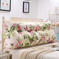 Cushion Tatami Lumbar pad Double Bedside Three-Dimensional Triangle, Soft Sofa Bed Waist Home DecorationA+ (Color : #5, Size : 902250cm)