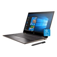 HP Spectre x360, 10th Gen Gemcut 15T,Touch 4K UHD,i7-10510U Quad Core,NVIDIA GeForce MX250 2GB,512GB NVMe SSD,16GB DDR4 2666 RAM,Win 10 Pro Pre-Installed by HP, 64GB Neopack Flash Drive, HP Prem Wty