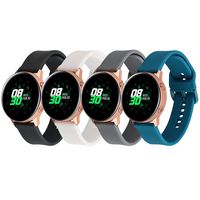 Tkasing Compatible for Samsung Galaxy Watch 42mm Band, 20mm Silicone Strap Sports Replacement Wristband Women Men Large Small for Samsung Galaxy Watch SM-R810/SM-R815,Galaxy Watch Active,Gear Sport