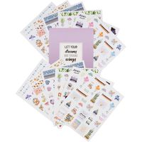 Lamare Decorative Planner Stickers and Accessories - 400 Beautiful Monthly, Weekly & Daily Sticker Set - Journal & Calendar Stickers for Student & Kids - Happy Journaling Agenda Sticker Pack
