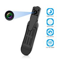 Hidden Camera - HD1080P Mini Pocket Camera with Night Vision Portable Body Camera for Outdoor or Meeting