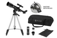 Zhumell Z50 Portable Refractor with Tripod, Phone Adapter & Carry Bag