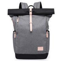 DDLONY Oxford Backpack Waterproof with USB School Bags Business Laptop Bag Fits 15.6 Inch Work Travel College