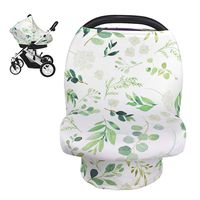 Nursing Cover Breastfeeding Scarf, Car Seat Covers for Babies Infant Carseat Canopy, Stretchy Soft Breathable Multi-Use Cover Ups for Stroller High Chair Shopping Cart, Baby Shower Gift for Boys Girls